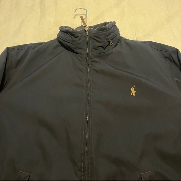 Ralph Lauren Fleece Lined Water Resistant Packable Hooded Jacket - Picture 2 of 6